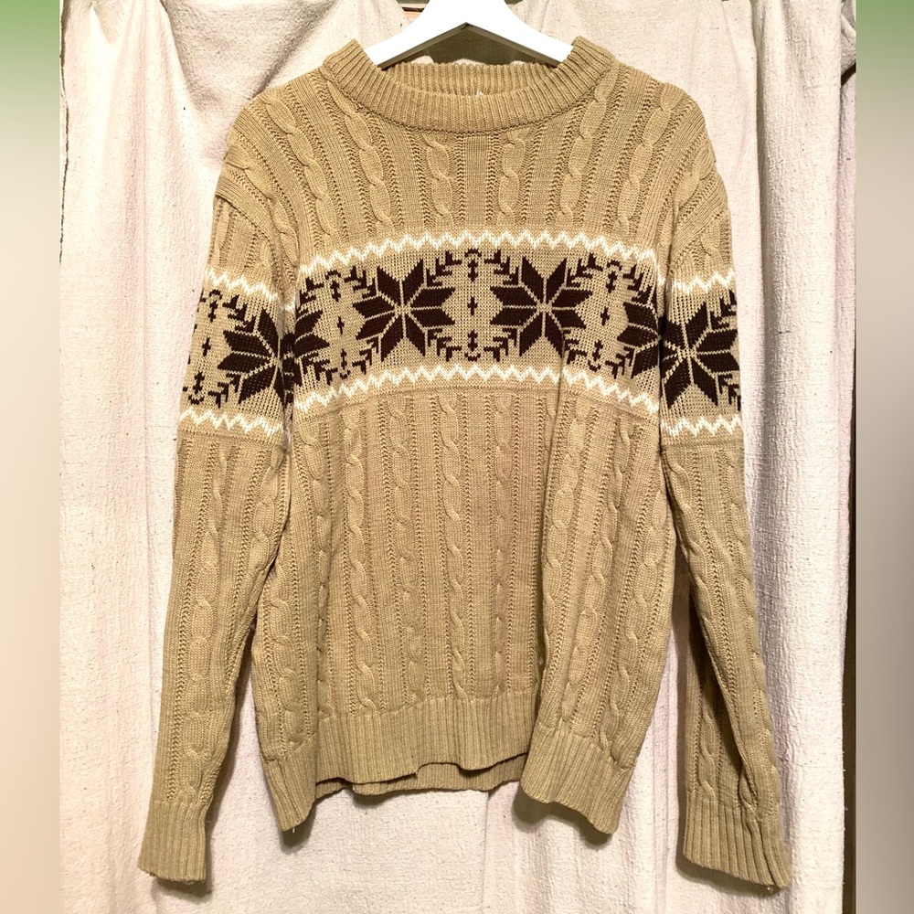 Vintage Winter Cappuccino Sweater